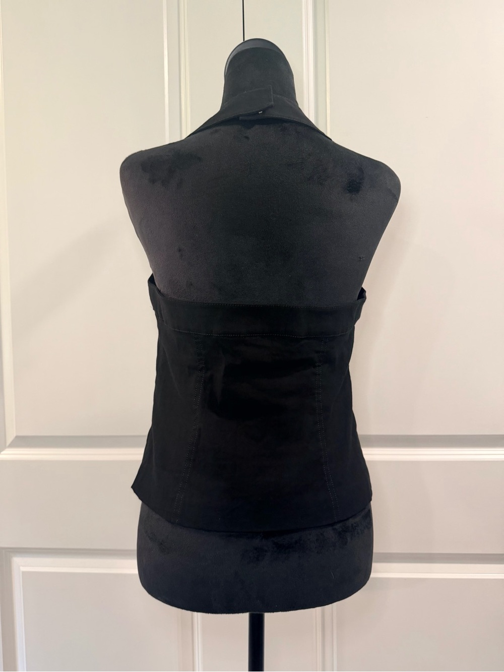 Anthropologie Maeve Black Structured Halter Top Size Small New With Tags - Picture 3 of 11